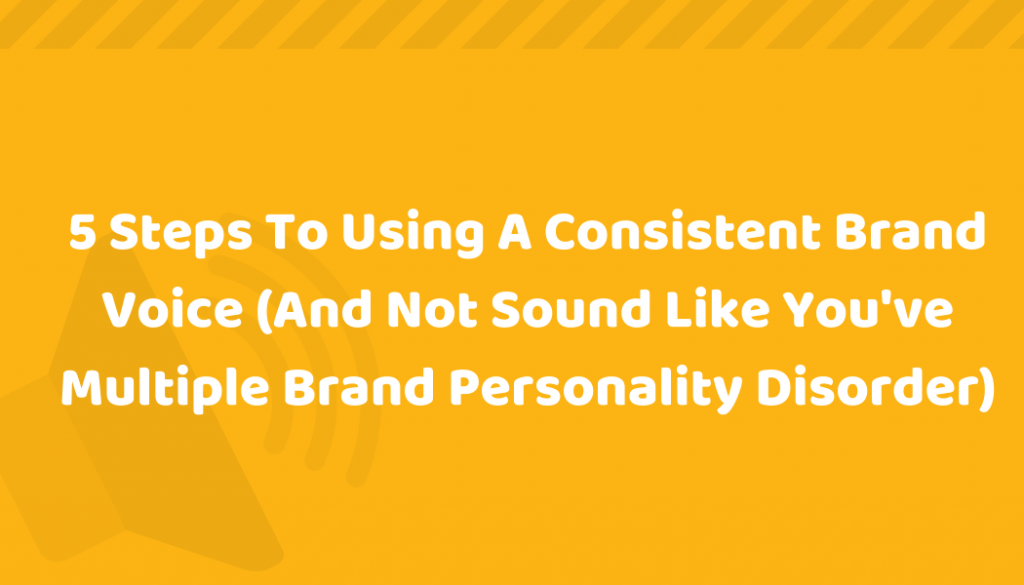 how to maintain a consistent brand voice